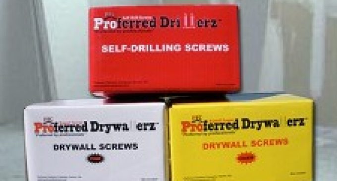 PFC’s Proferred Drillerz Self-Drilling Screws Earns ICC-ES Evaluation Report