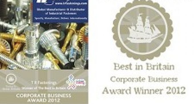 TR Fastenings Wins Best of Britain Award