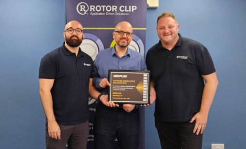 Rotor Clip Earns Caterpillar Recognition